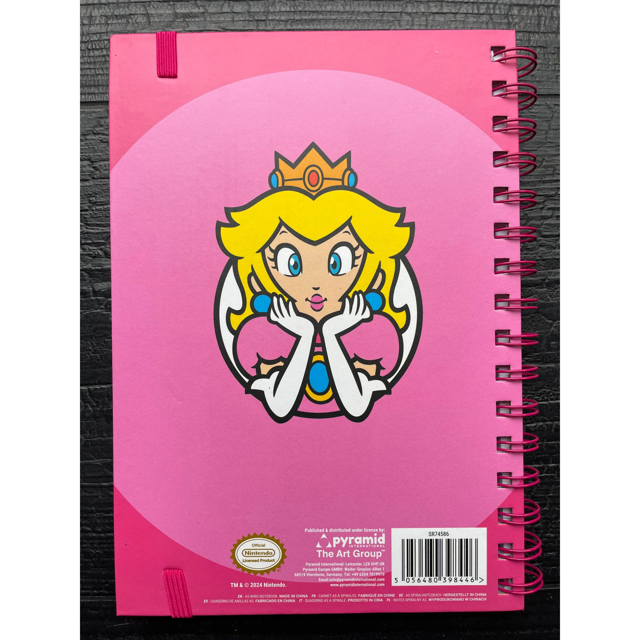 Super Mario (Princess Peach) A5 Wiro Notebook Pyramid International