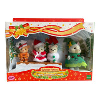 Thumbnail for Sylvanian Families Happy Christmas Friends Figure 4 Pack Sylvanian Families