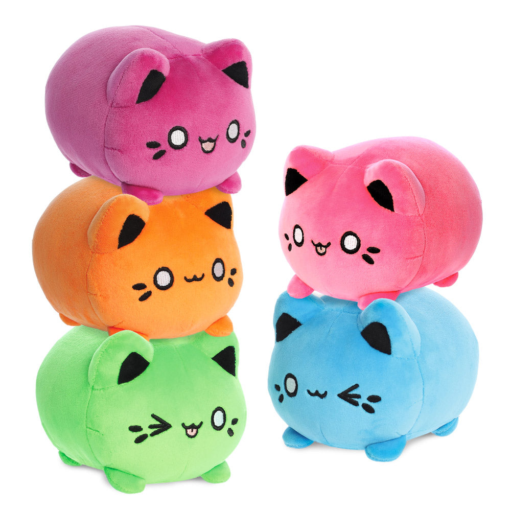 Tasty Peach Toxic Green Meowchi 3.5" Cat Plush