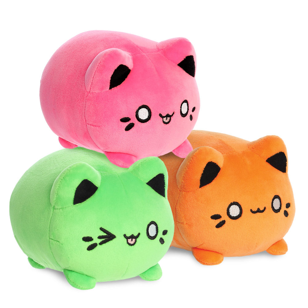 Tasty Peach Toxic Green Meowchi 3.5" Cat Plush