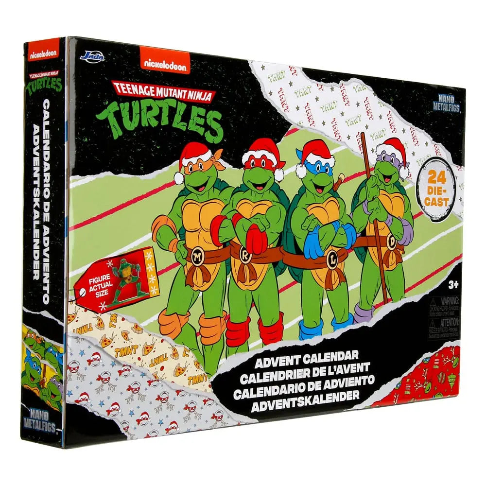 Teenage Mutant Ninja Turtles Battle Diecast Mini Figures Advent Calendar Holiday 2024 Jada Toys