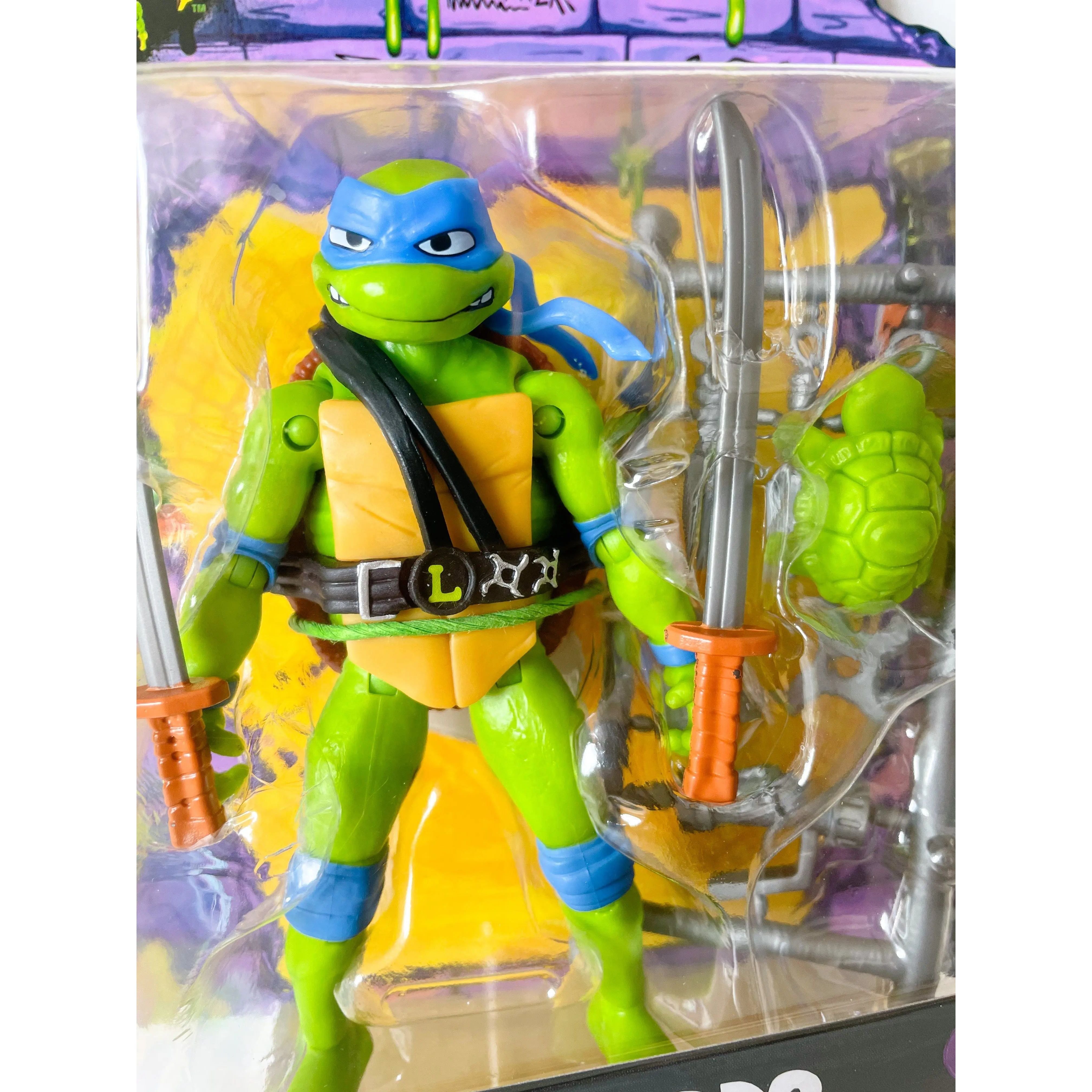 Teenage Mutant Ninja Turtles: Mutant Mayhem Ninja Shouts Leonardo Action  Figure