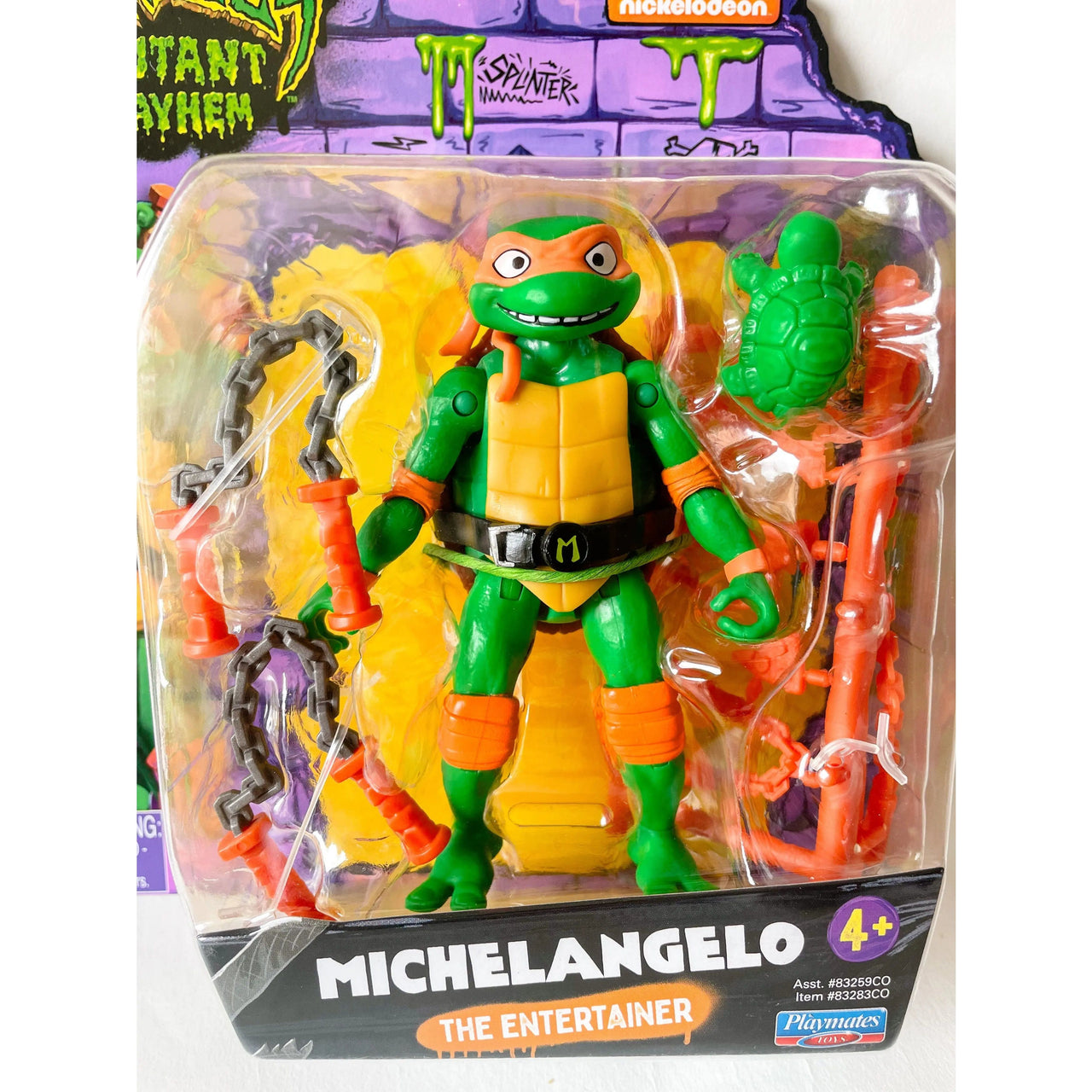 Teenage Mutant Ninja Turtles Mutant Mayhem Michelangelo Action Figure Teenage Mutant Ninja Turtles