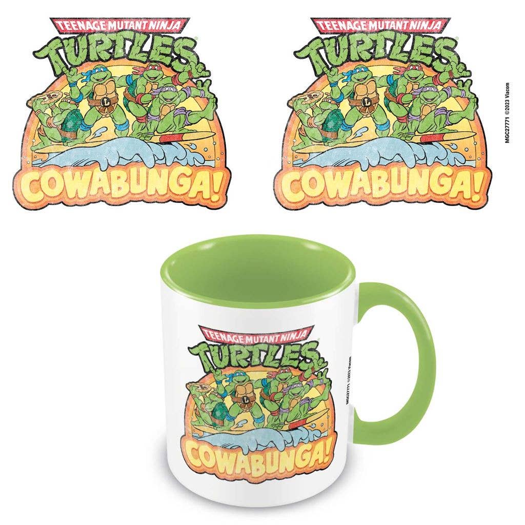 Teenage Mutant Ninja Turtles: Classic (Cowabunga) Light Green Coloured Mug