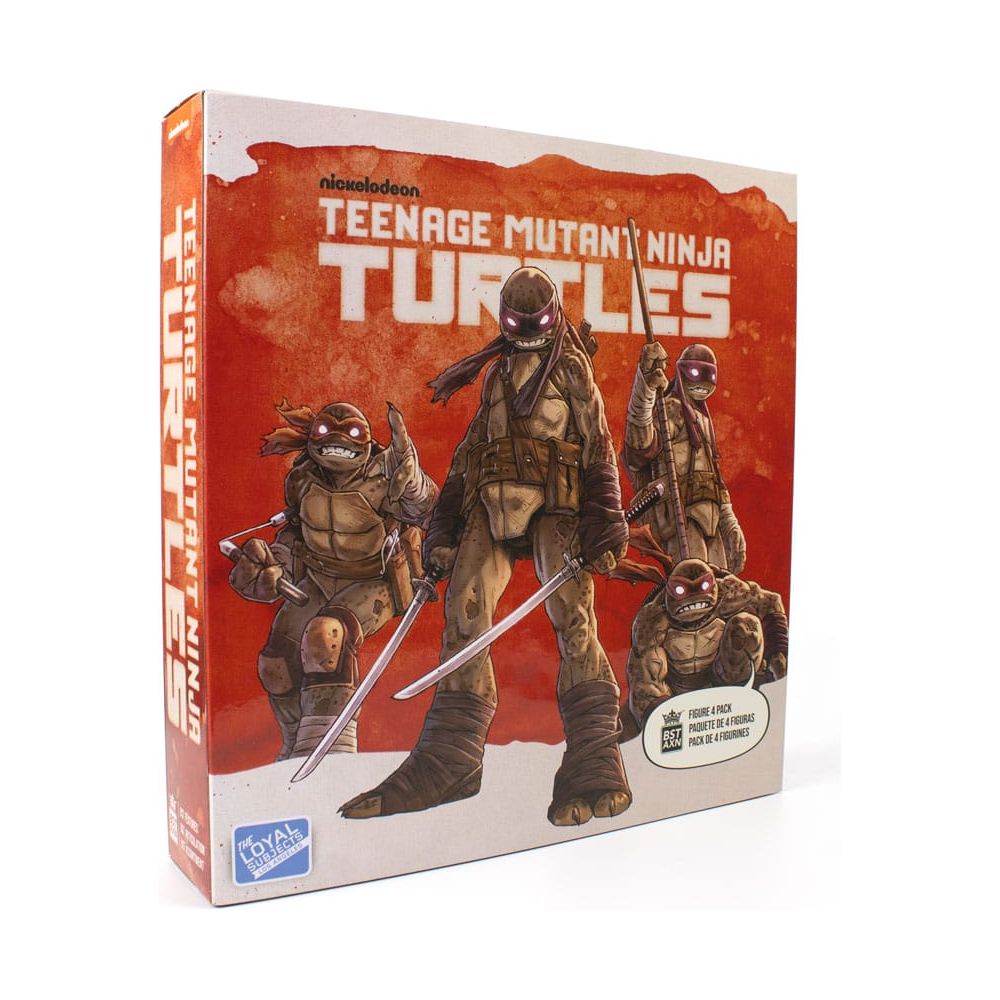 Teenage Mutant Ninja Turtles BST AXN Action Figures 4-Pack Zombie Turtle (IDW Comics) 13 cm The Loyal Subjects