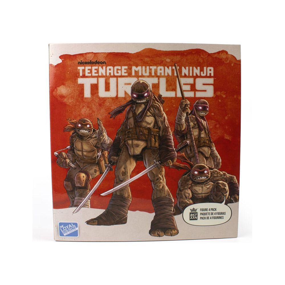 Teenage Mutant Ninja Turtles BST AXN Action Figures 4-Pack Zombie Turtle (IDW Comics) 13 cm The Loyal Subjects