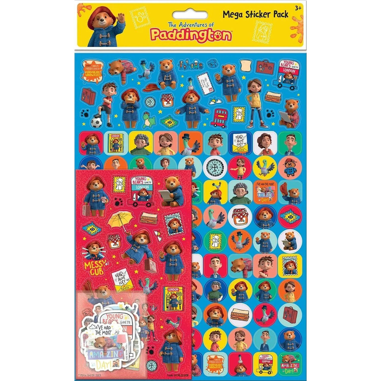 The Adventures Of Paddington Mega Sticker Pack Paddington
