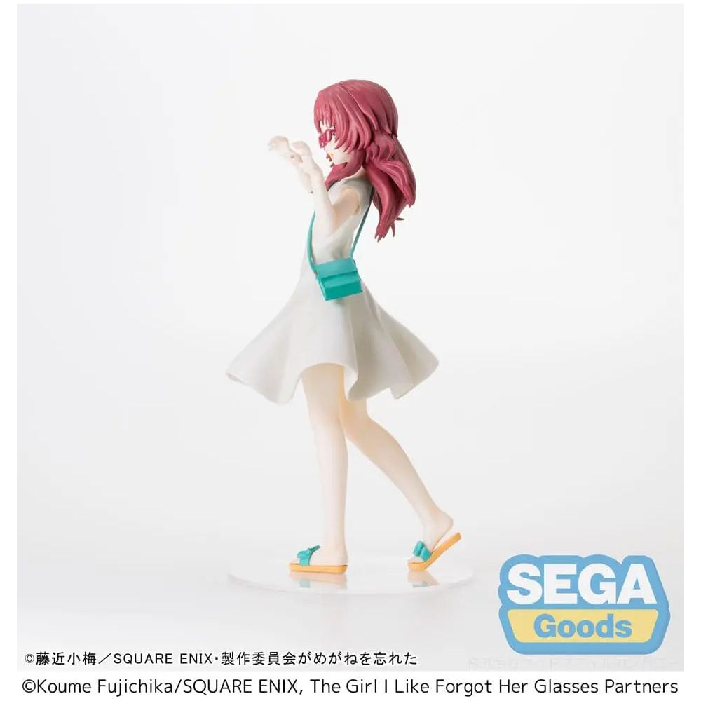 The Girl I Like Forgot Her Glasses Luminasta PVC Statue Ai Mie Plain Clothes Ver. 18 cm Sega Goods