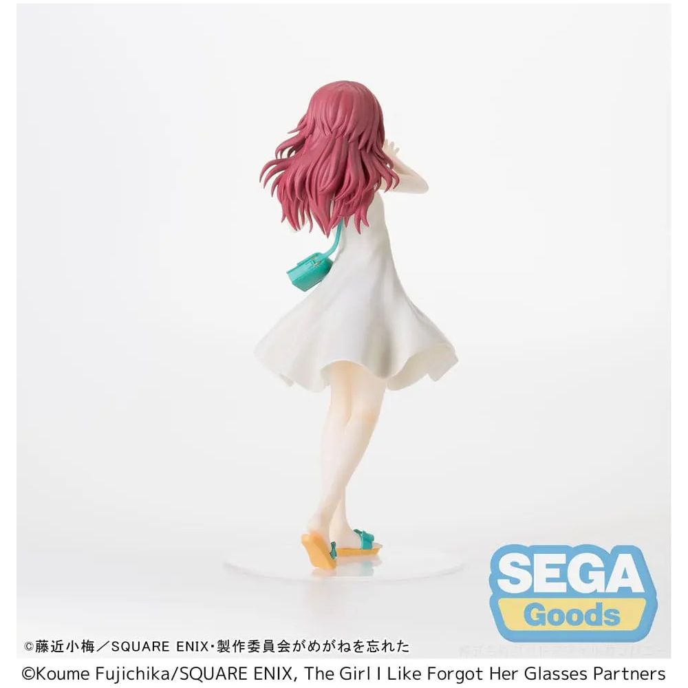 The Girl I Like Forgot Her Glasses Luminasta PVC Statue Ai Mie Plain Clothes Ver. 18 cm Sega Goods