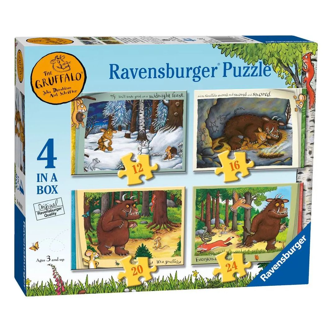 The Gruffalo 4 in a Box Jigsaw Puzzle Ravensburger