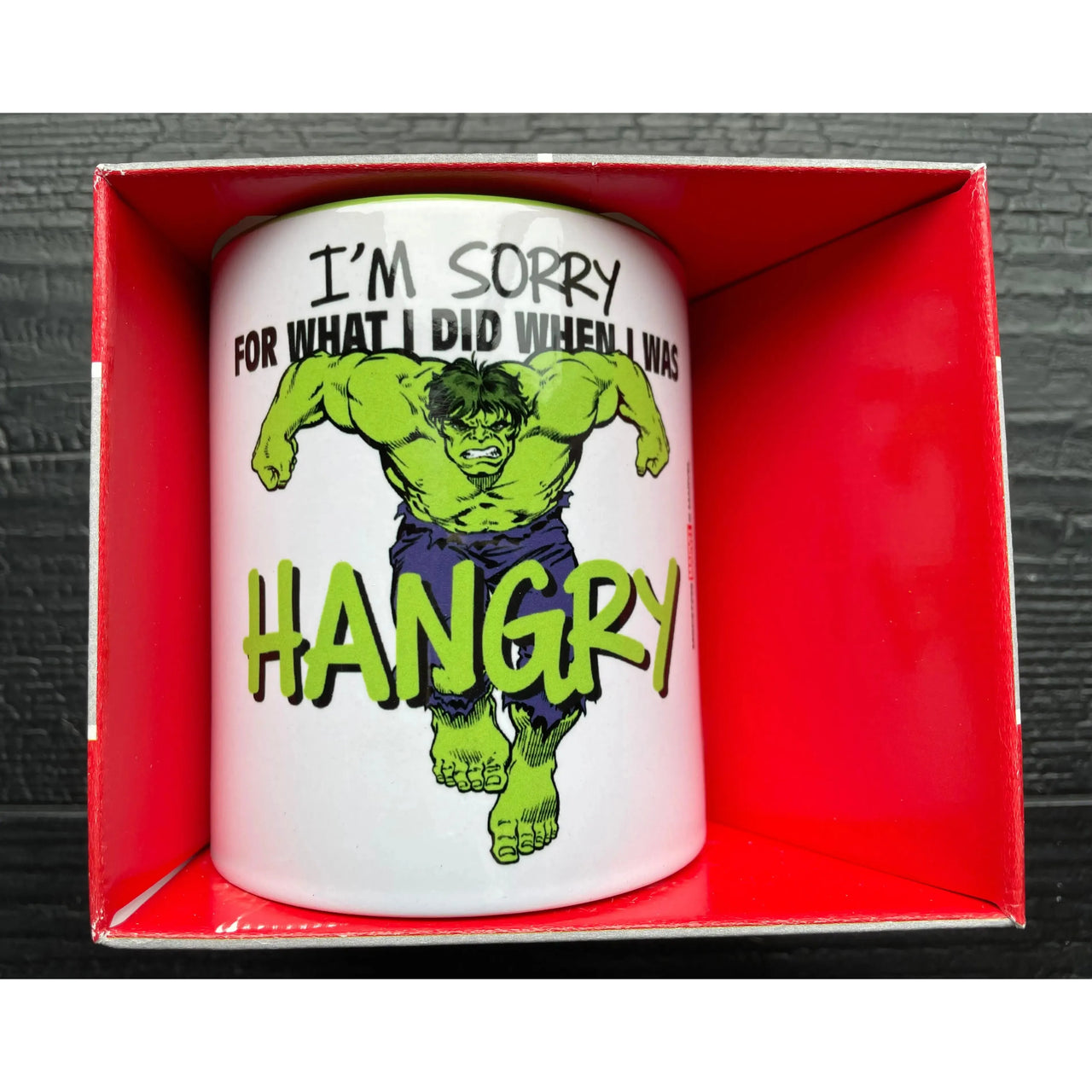 The Incredible Hulk (Hangry) Lime Mug Pyramid International