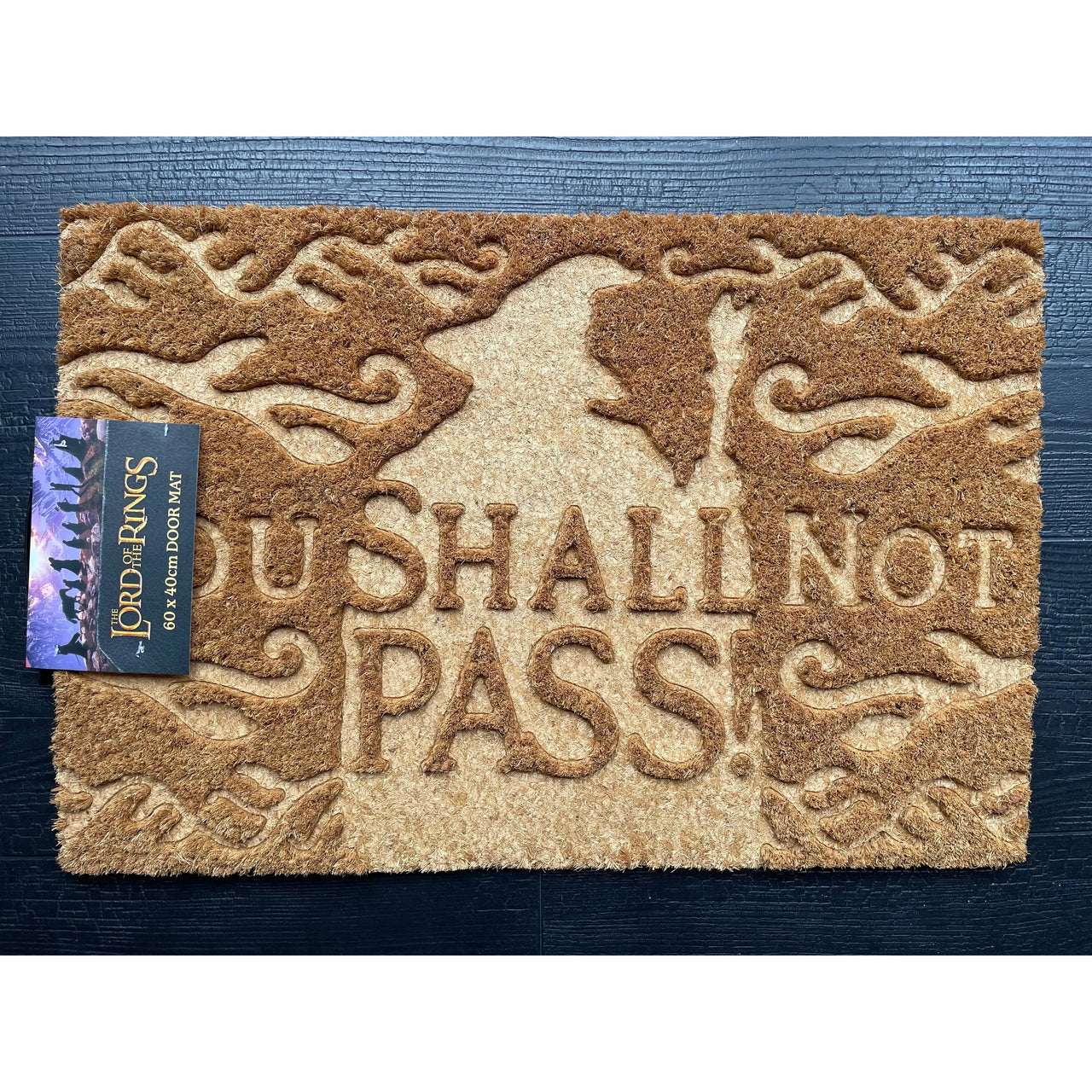 The Lord Of The Rings (You Shall Not Pass) Embossed Doormat Pyramid International