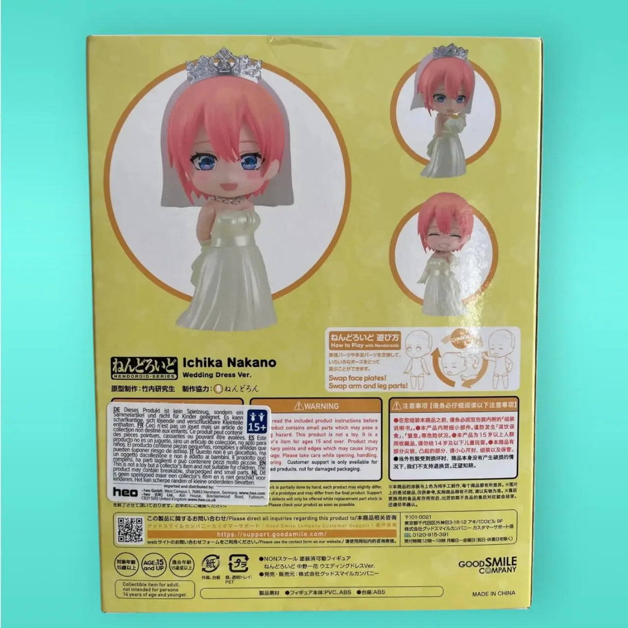 The Quintessential Quintuplets Nendoroid Action Figure Ichika Nakano: Wedding Dress Ver. 10 cm Good Smile Company