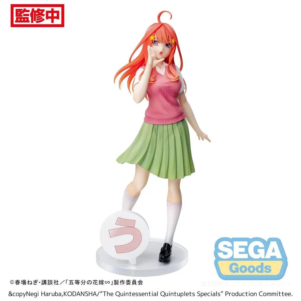 The Quintessential Quintuplets Specials Luminasta PVC Statue Itsuki Nakano 20 cm Sega Goods