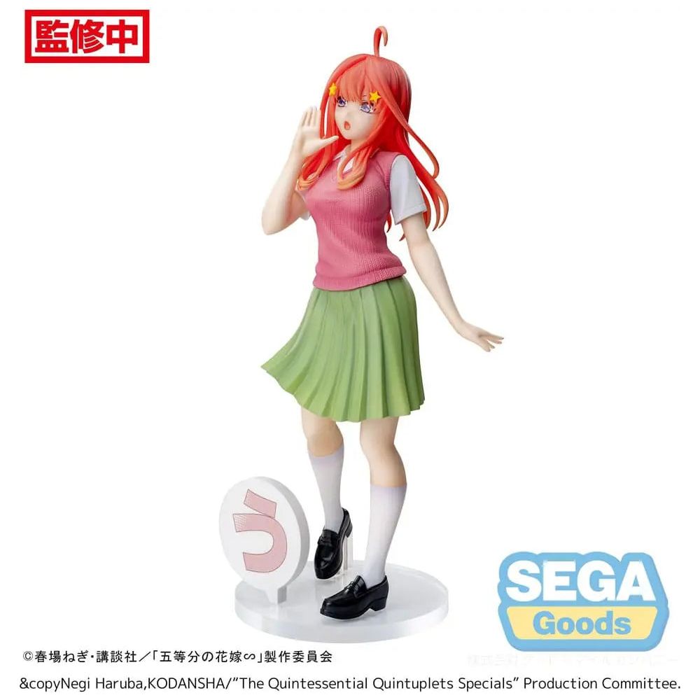 The Quintessential Quintuplets Specials Luminasta PVC Statue Itsuki Nakano 20 cm Sega Goods