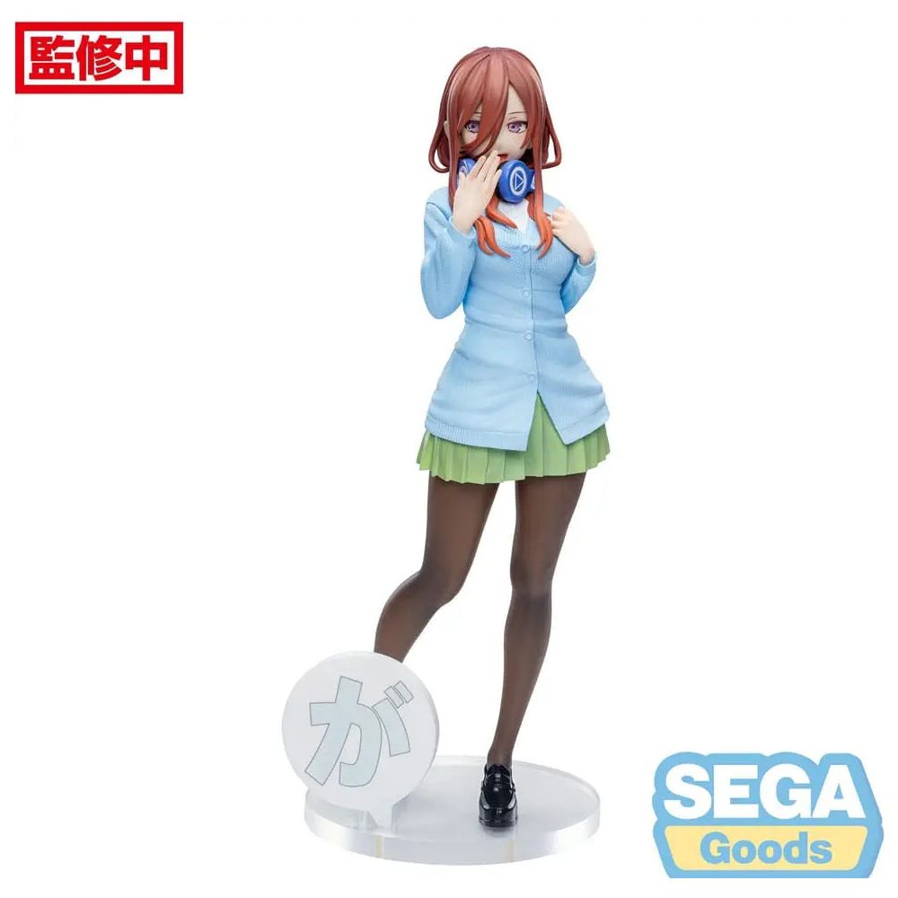 The Quintessential Quintuplets Specials Luminasta PVC Statue Miku Nakano 20 cm Sega Goods