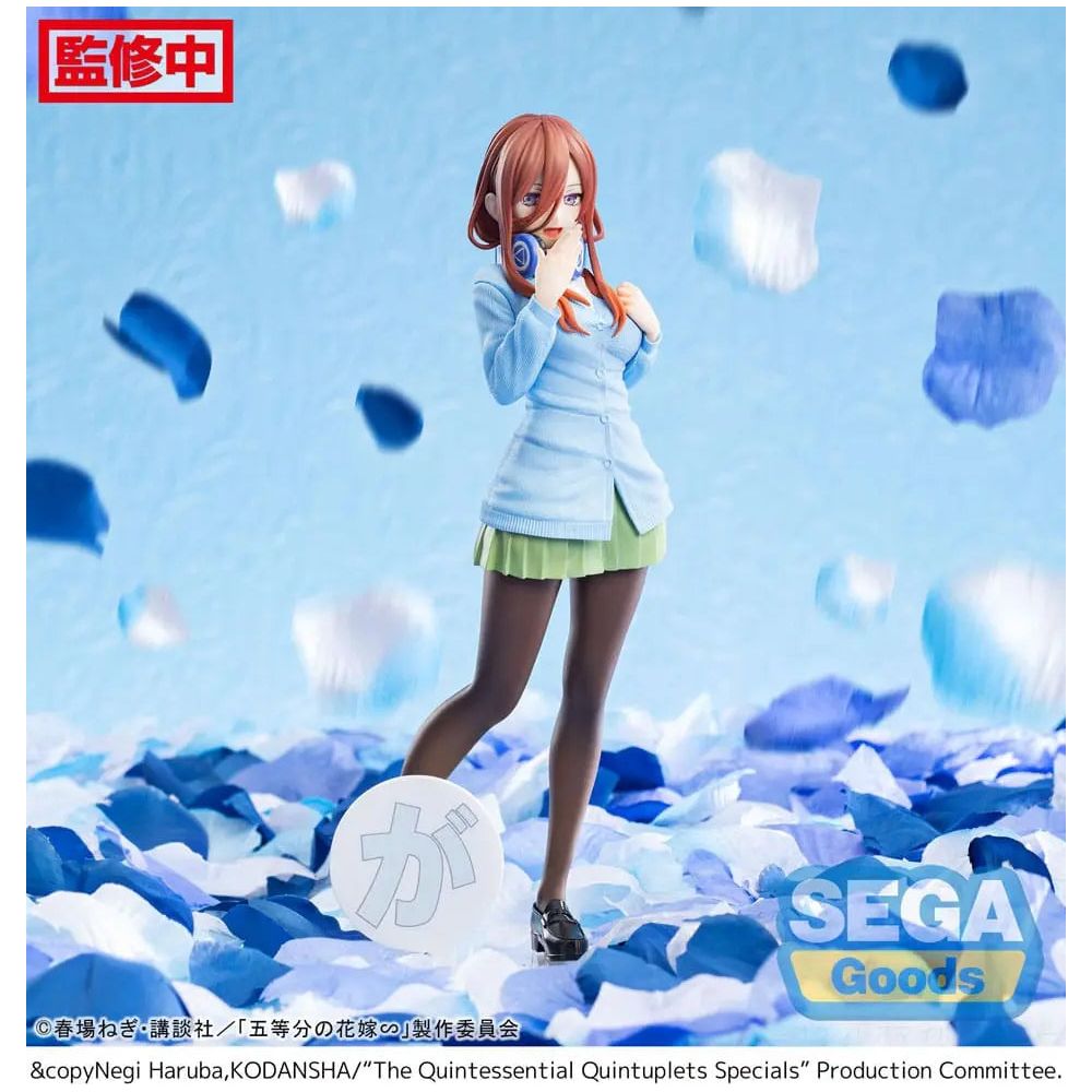 The Quintessential Quintuplets Specials Luminasta PVC Statue Miku Nakano 20 cm Sega Goods