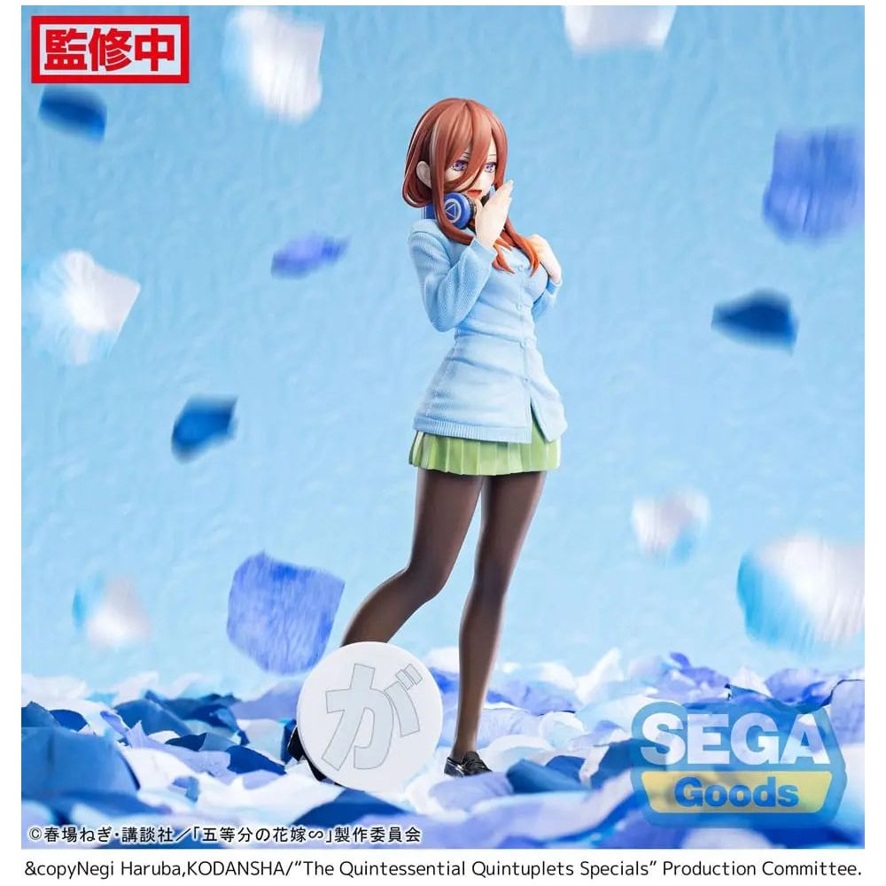 The Quintessential Quintuplets Specials Luminasta PVC Statue Miku Nakano 20 cm Sega Goods