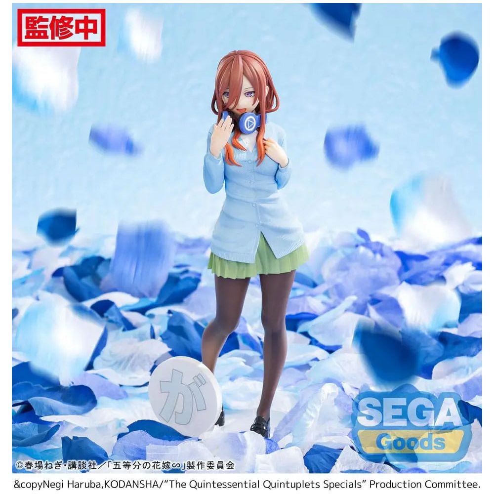 The Quintessential Quintuplets Specials Luminasta PVC Statue Miku Nakano 20 cm Sega Goods