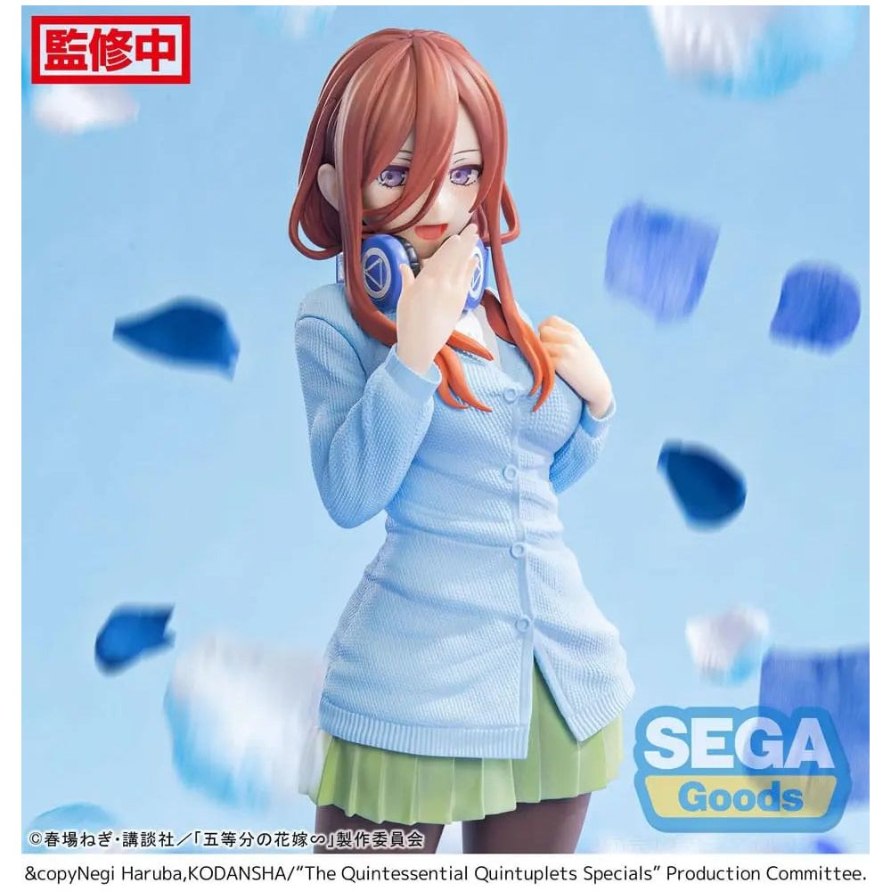 The Quintessential Quintuplets Specials Luminasta PVC Statue Miku Nakano 20 cm Sega Goods