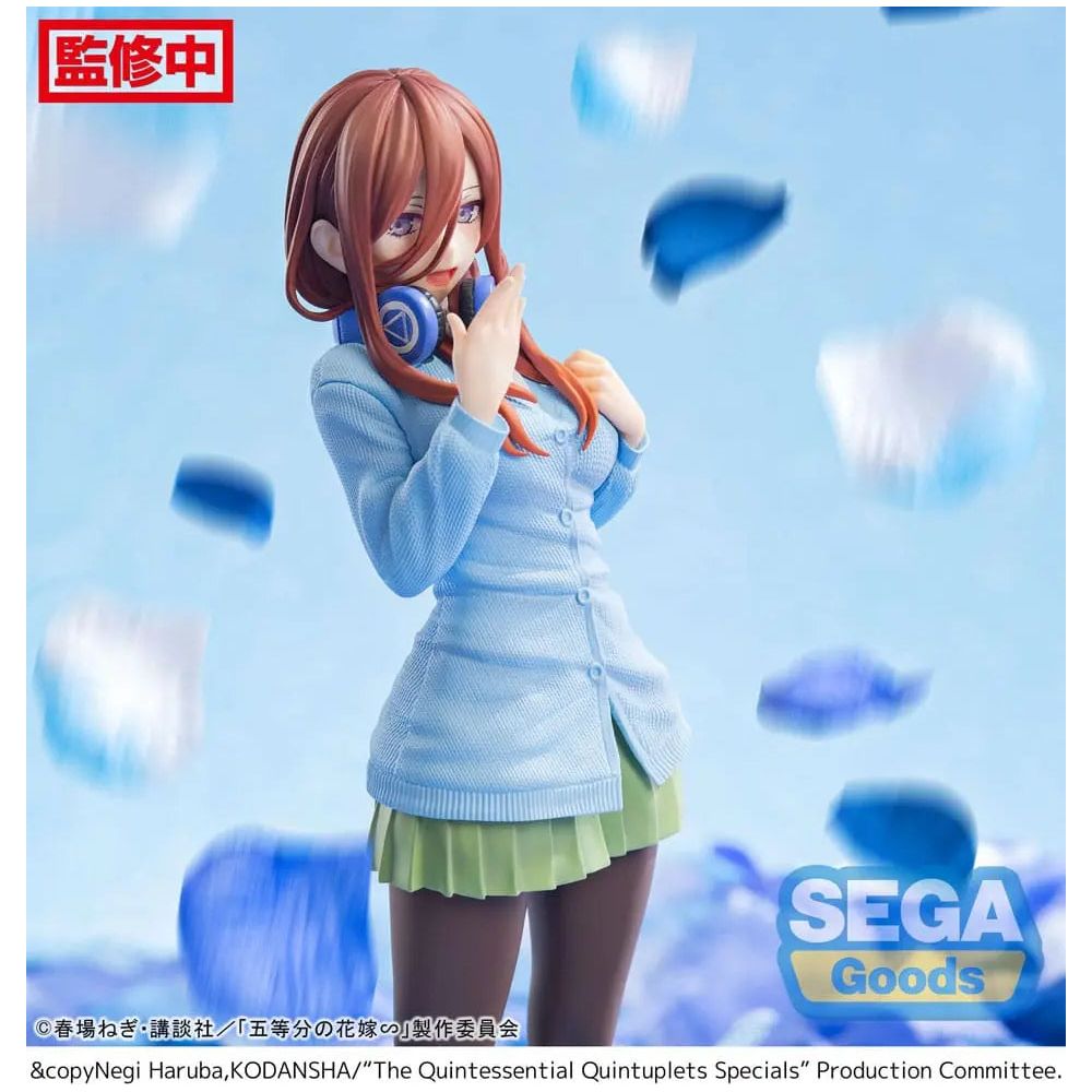 The Quintessential Quintuplets Specials Luminasta PVC Statue Miku Nakano 20 cm Sega Goods