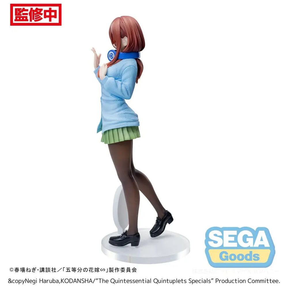 The Quintessential Quintuplets Specials Luminasta PVC Statue Miku Nakano 20 cm Sega Goods