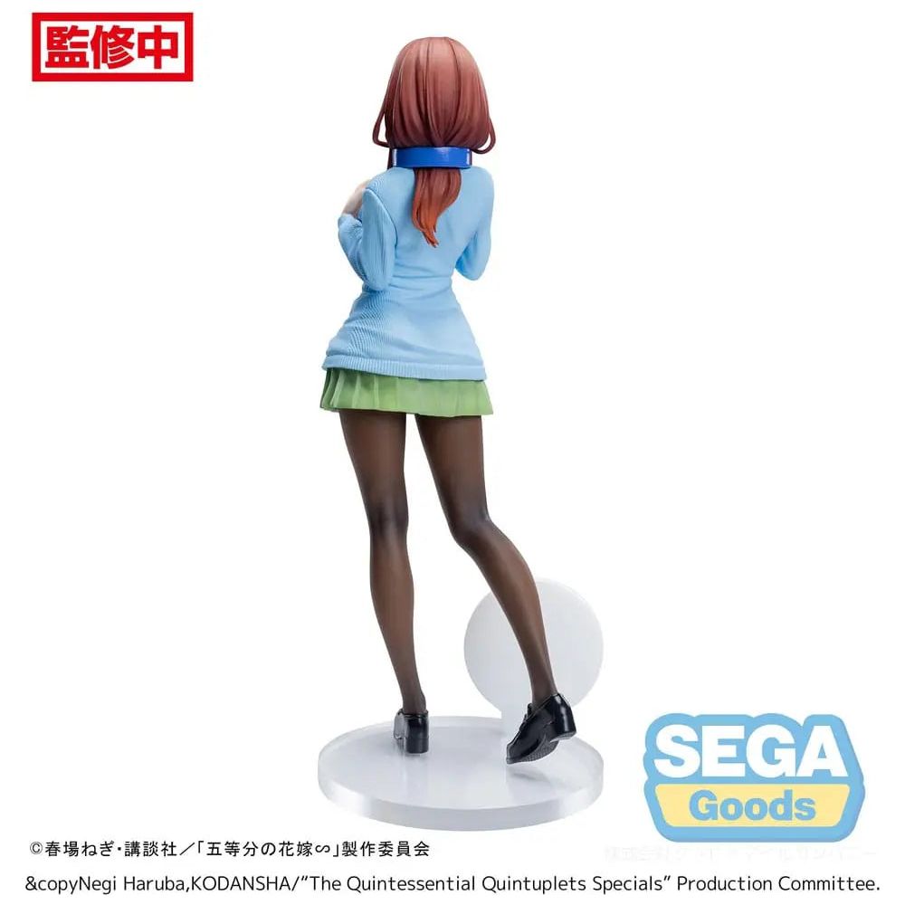 The Quintessential Quintuplets Specials Luminasta PVC Statue Miku Nakano 20 cm Sega Goods