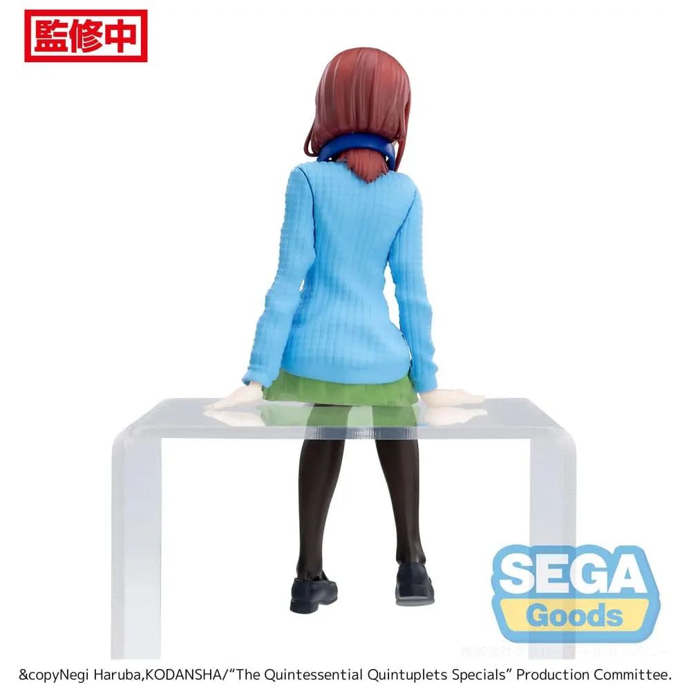 The Quintessential Quintuplets Specials PM Perching PVC Statue Miku Nakano 14 cm Sega Goods