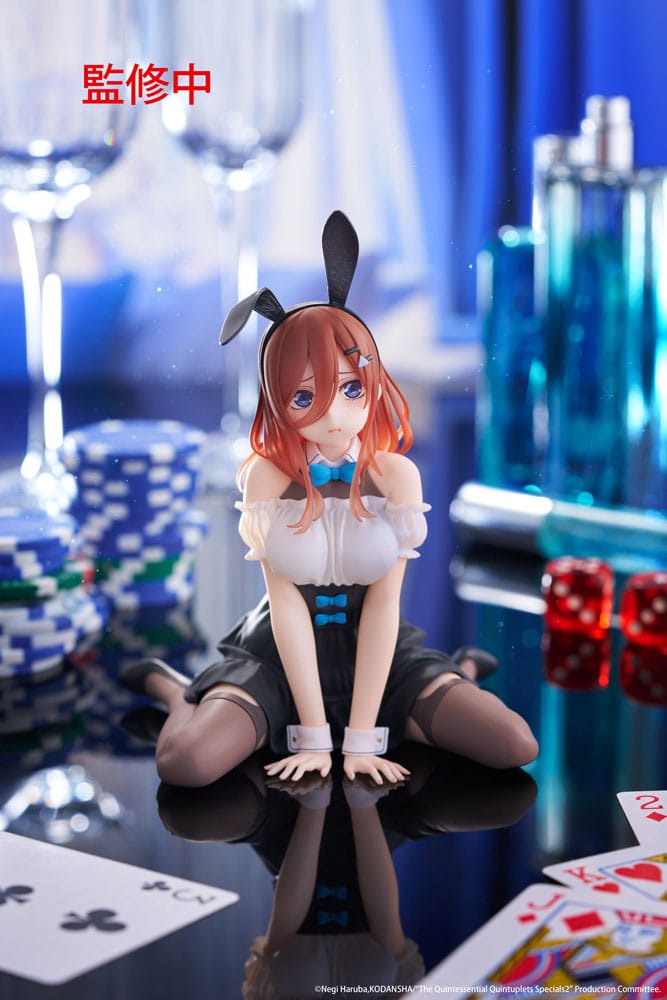 The Quintessential Quintuplets 3 PVC Statue Desktop Cute Figure Miku Nakano (Bunny Ver.) 13 cm