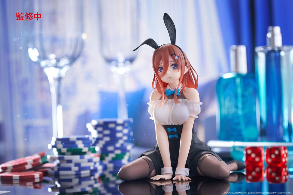 The Quintessential Quintuplets 3 PVC Statue Desktop Cute Figure Miku Nakano (Bunny Ver.) 13 cm