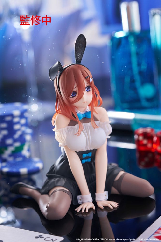 The Quintessential Quintuplets 3 PVC Statue Desktop Cute Figure Miku Nakano (Bunny Ver.) 13 cm