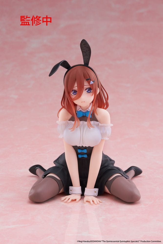 The Quintessential Quintuplets 3 PVC Statue Desktop Cute Figure Miku Nakano (Bunny Ver.) 13 cm