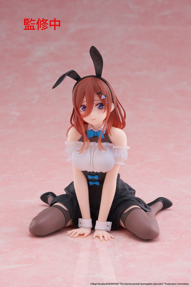 The Quintessential Quintuplets 3 PVC Statue Desktop Cute Figure Miku Nakano (Bunny Ver.) 13 cm