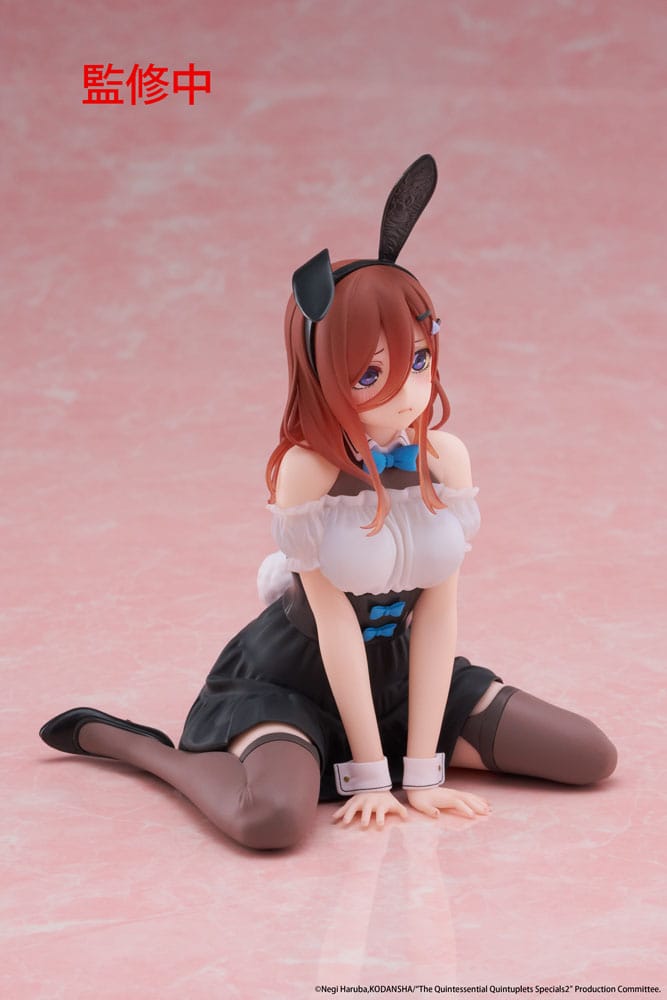 The Quintessential Quintuplets 3 PVC Statue Desktop Cute Figure Miku Nakano (Bunny Ver.) 13 cm