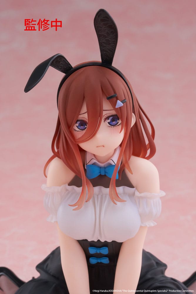 The Quintessential Quintuplets 3 PVC Statue Desktop Cute Figure Miku Nakano (Bunny Ver.) 13 cm