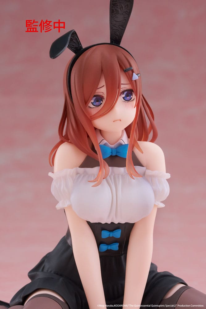 The Quintessential Quintuplets 3 PVC Statue Desktop Cute Figure Miku Nakano (Bunny Ver.) 13 cm