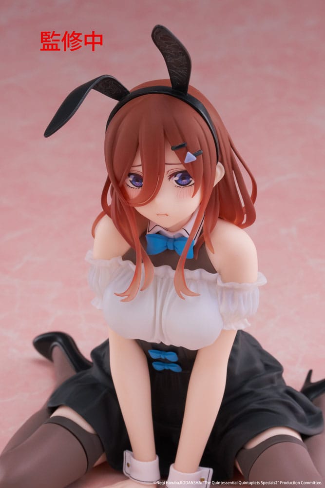 The Quintessential Quintuplets 3 PVC Statue Desktop Cute Figure Miku Nakano (Bunny Ver.) 13 cm