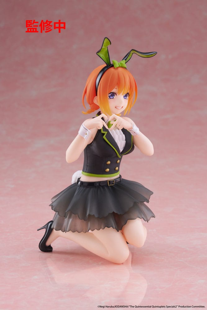 The Quintessential Quintuplets 3 PVC Statue Desktop Cute Figure Yotsuba Nakano (Bunny Ver.) 13 cm