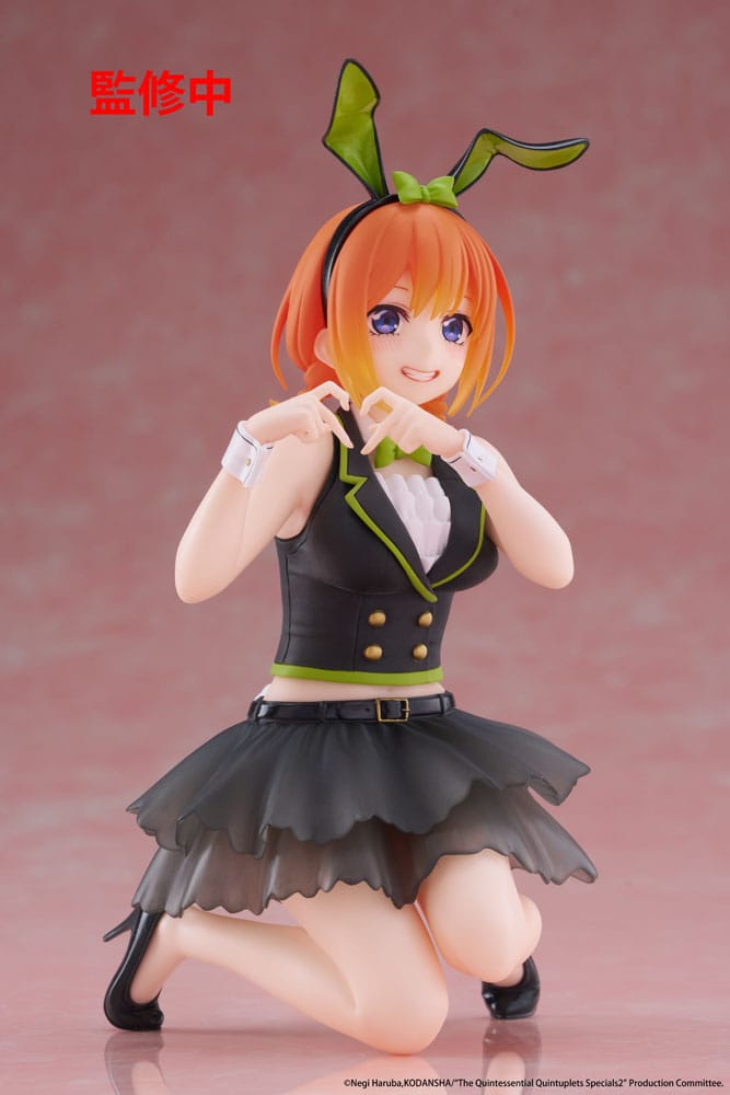 The Quintessential Quintuplets 3 PVC Statue Desktop Cute Figure Yotsuba Nakano (Bunny Ver.) 13 cm