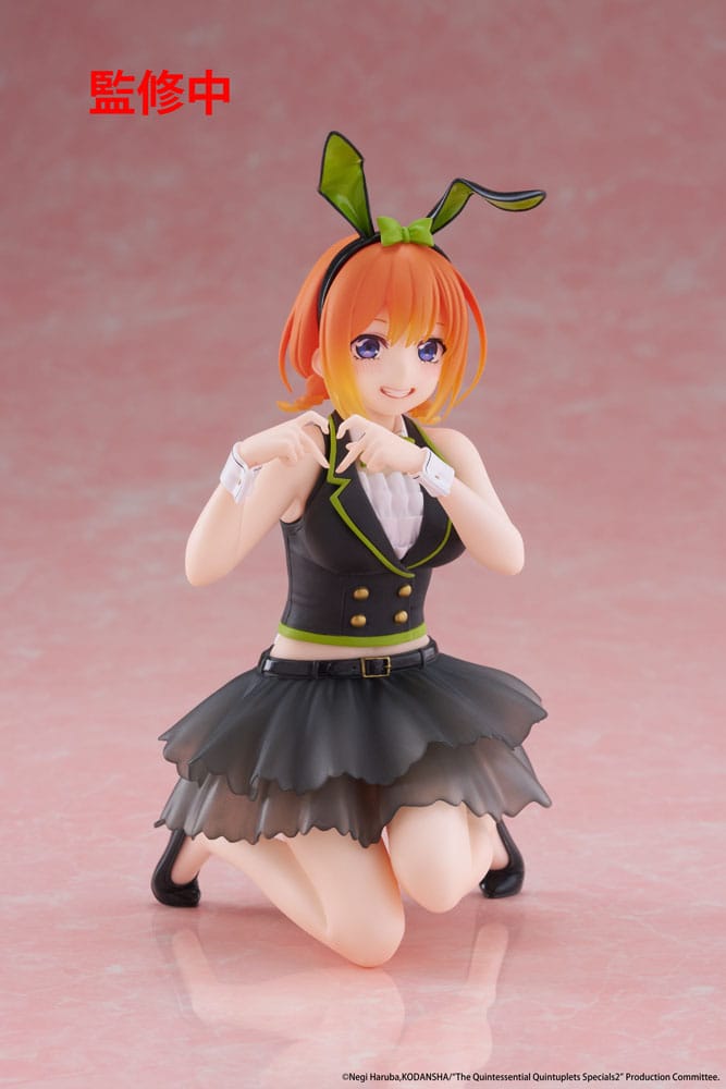 The Quintessential Quintuplets 3 PVC Statue Desktop Cute Figure Yotsuba Nakano (Bunny Ver.) 13 cm