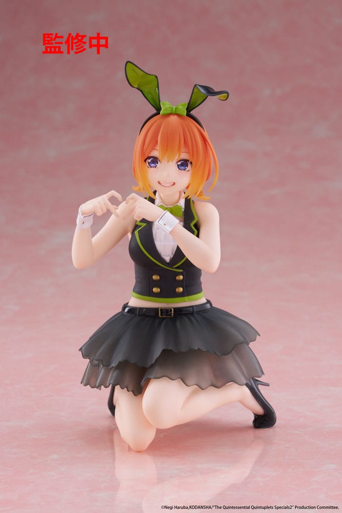 The Quintessential Quintuplets 3 PVC Statue Desktop Cute Figure Yotsuba Nakano (Bunny Ver.) 13 cm