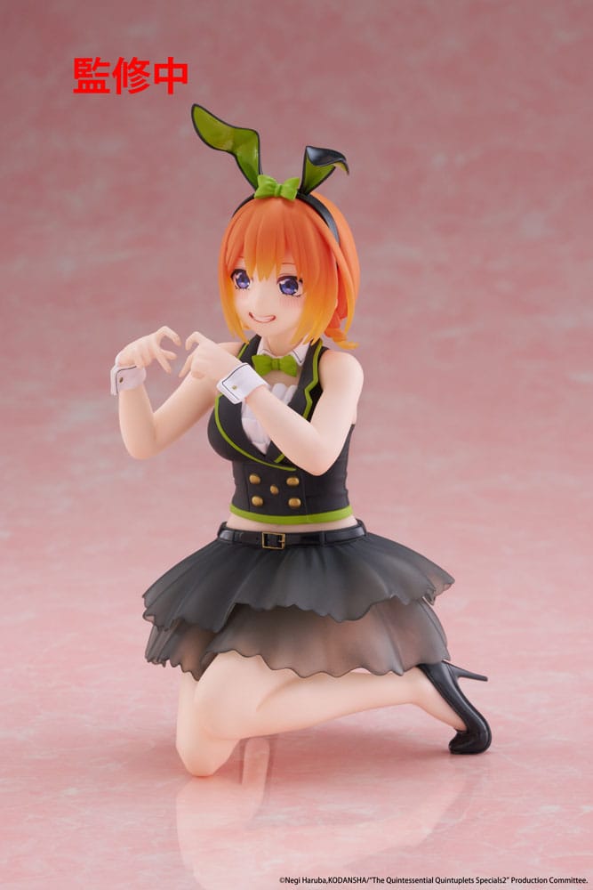 The Quintessential Quintuplets 3 PVC Statue Desktop Cute Figure Yotsuba Nakano (Bunny Ver.) 13 cm