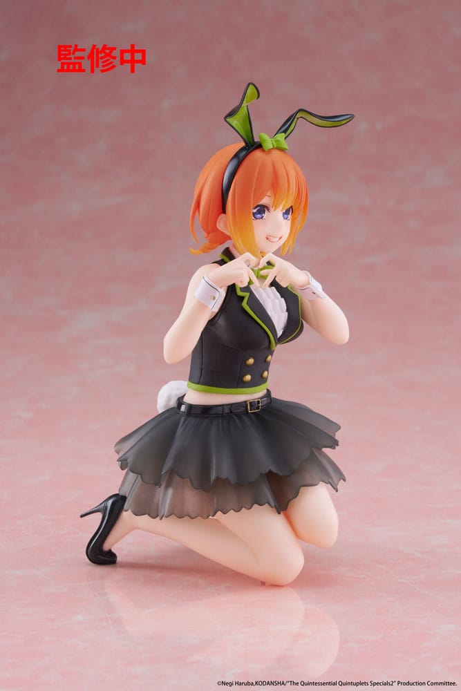 The Quintessential Quintuplets 3 PVC Statue Desktop Cute Figure Yotsuba Nakano (Bunny Ver.) 13 cm