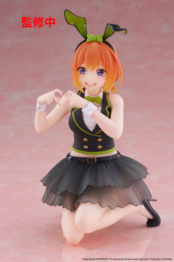 The Quintessential Quintuplets 3 PVC Statue Desktop Cute Figure Yotsuba Nakano (Bunny Ver.) 13 cm