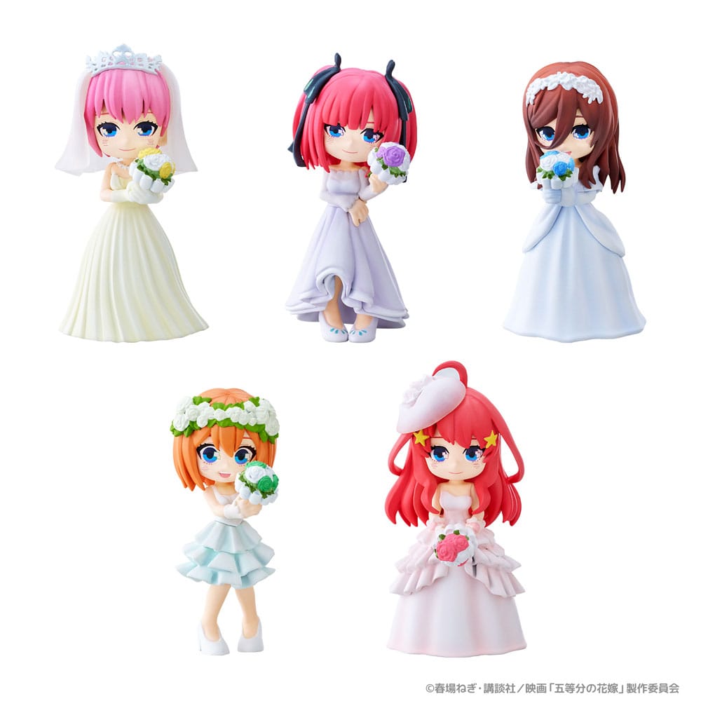 The Quintessential Quintuplets Movie PalVerse PVC Figures 9 cm Assortment 6 Pack Bushiroad