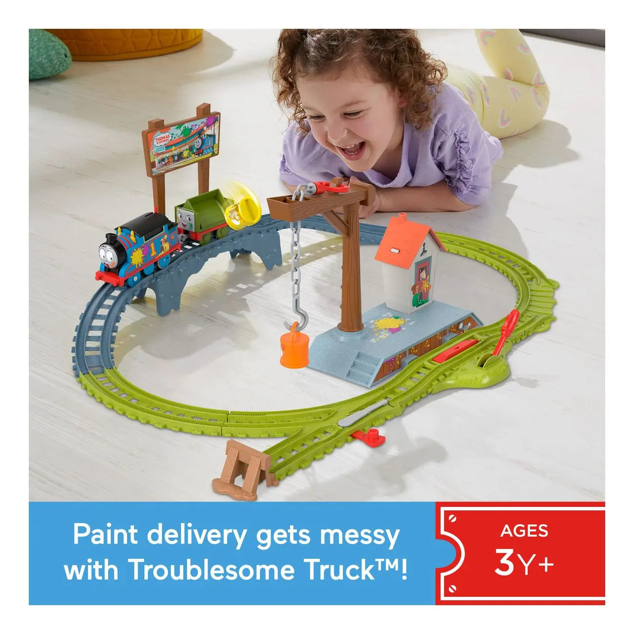 Thomas & Friends Topsy Turvy Paint Delivery Set Thomas & Friends