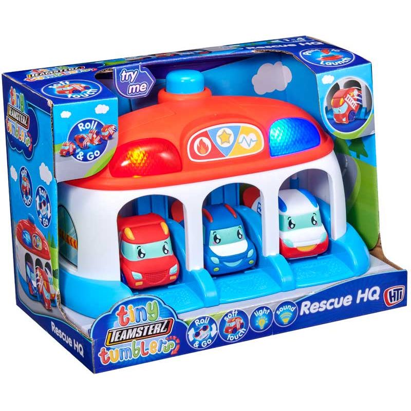 Tiny Teamsterz Rescue HQ Playset HTI