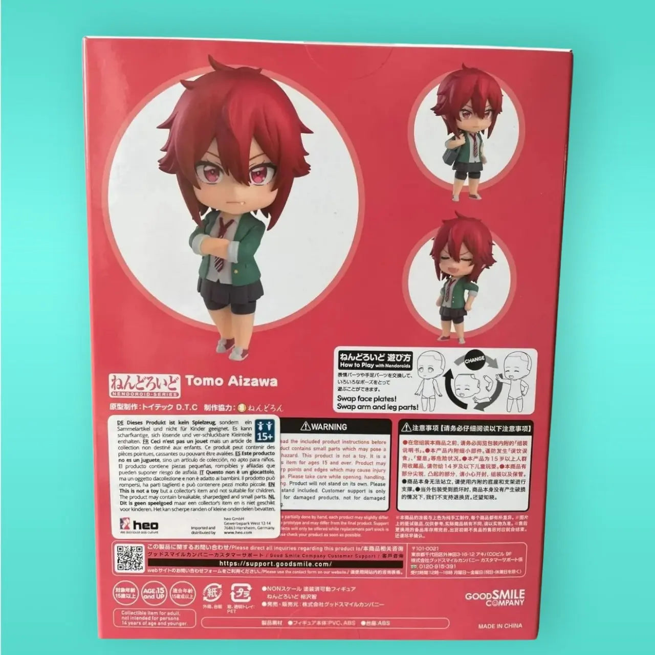 Tomo-chan Is a Girl! Nendoroid Action Figure Tomo Aizawa 10 cm Good Smile Company