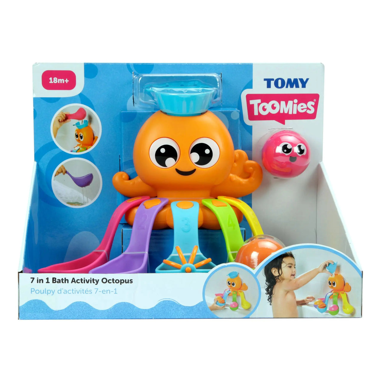 Tomy Toomies 7-in-1 Bath Activity Octopus Toomies