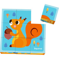 Thumbnail for Tooky Toy Wooden Animal Block Puzzle Tooky Toy